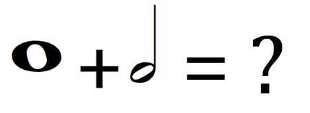 whole note plus half note