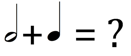 half note plus quarter note