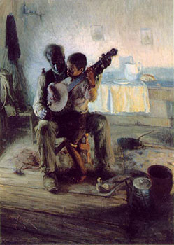 Henry Ossawa Tanner's The Banjo Lesson