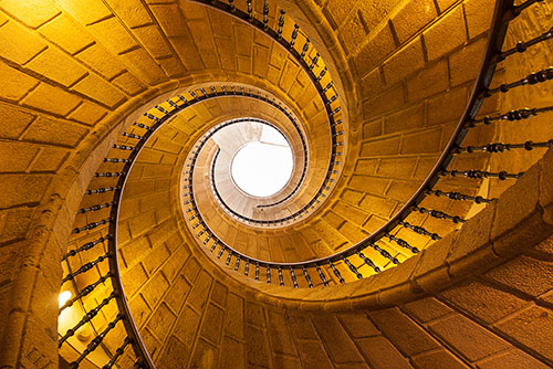 spiral staircase photograph