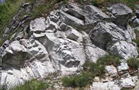 limestone rocks