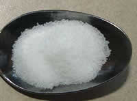 salt crystals in a spoon